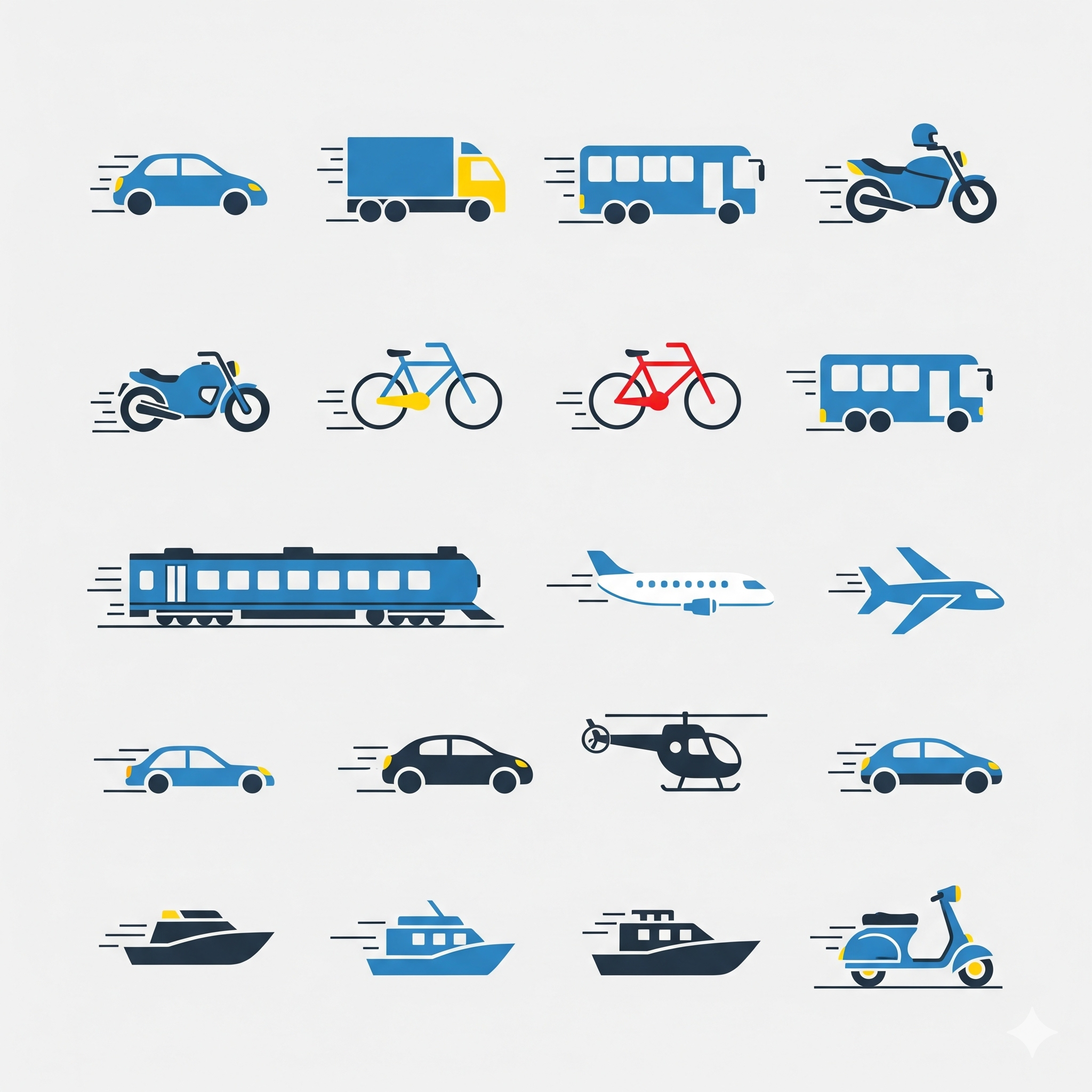 انواع وسایل نقلیه